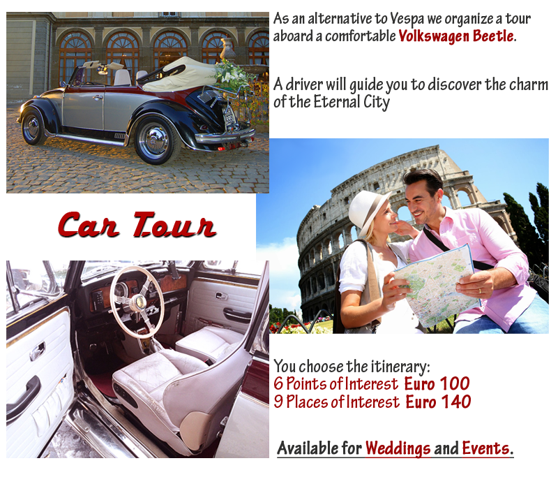 Roma Rent Scooter Rome Car Tour